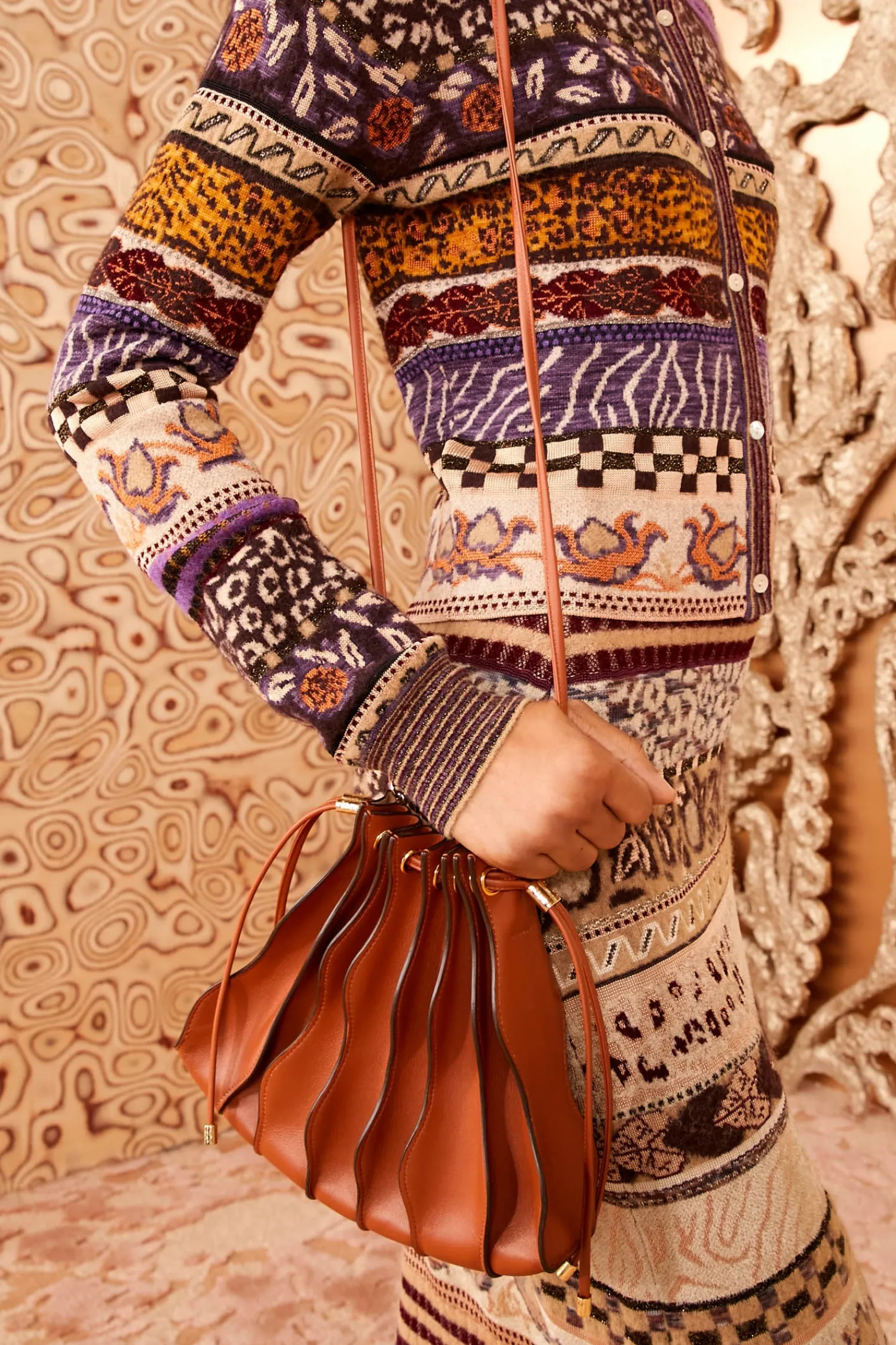 Adria Pleated Wave Crossbody<Ulla Johnson Store