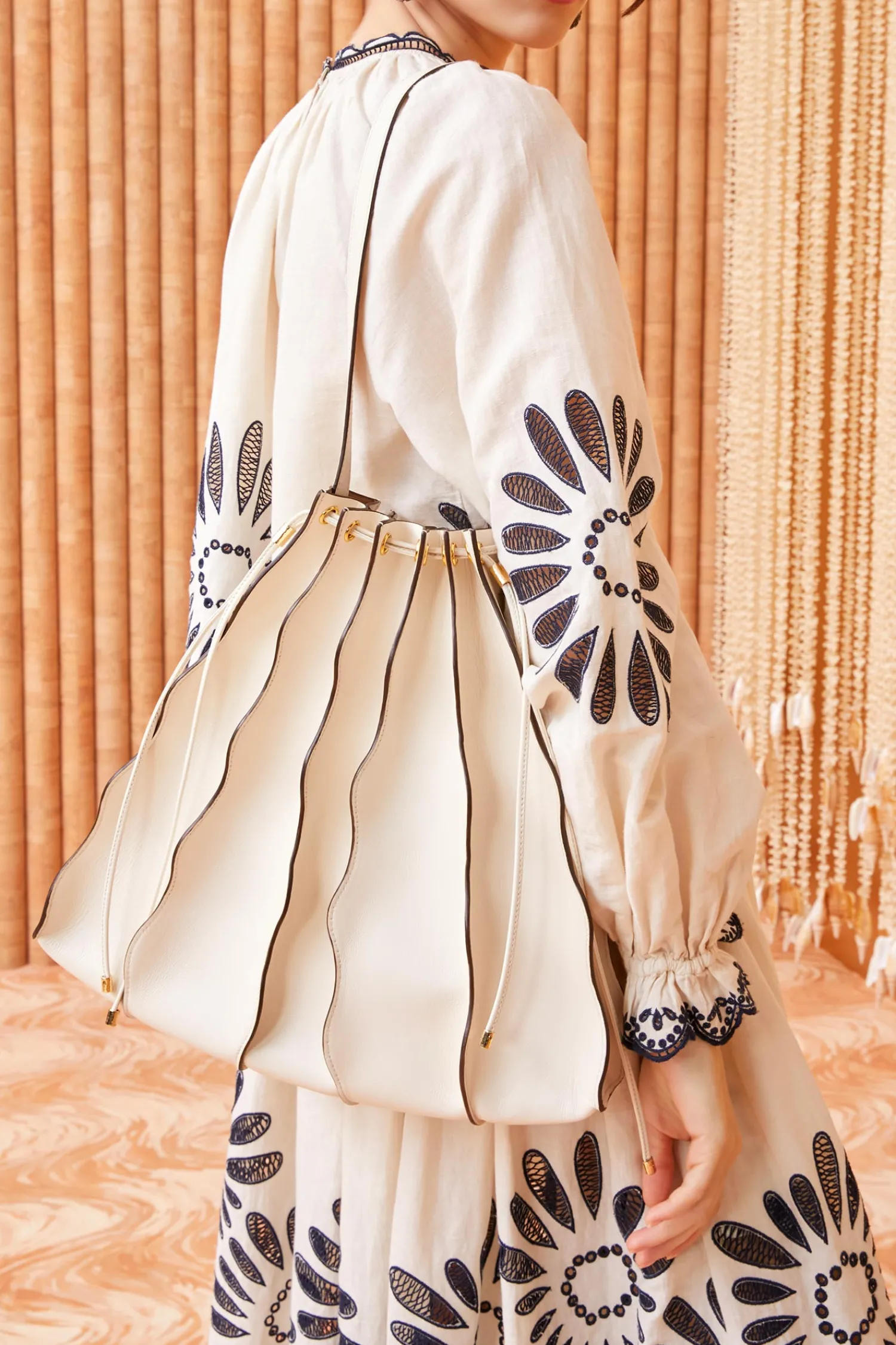 Adria Pleated Wave Tote<Ulla Johnson Discount