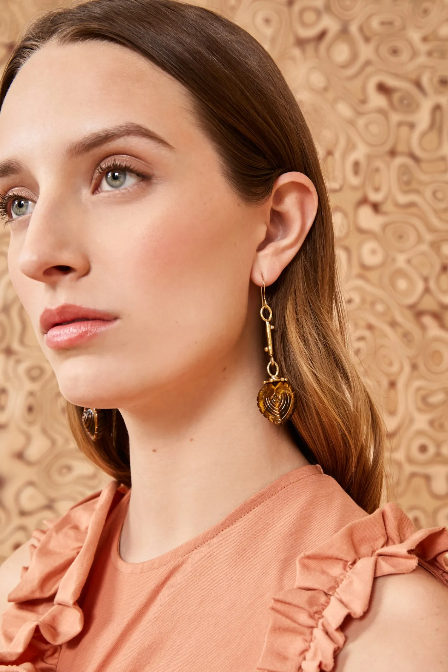 Carved Heart Earrings<Ulla Johnson Cheap