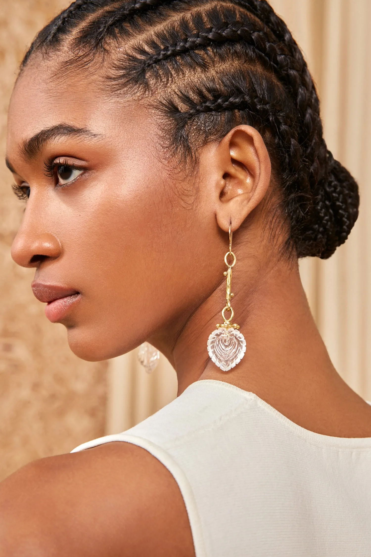 Carved Heart Earrings<Ulla Johnson New