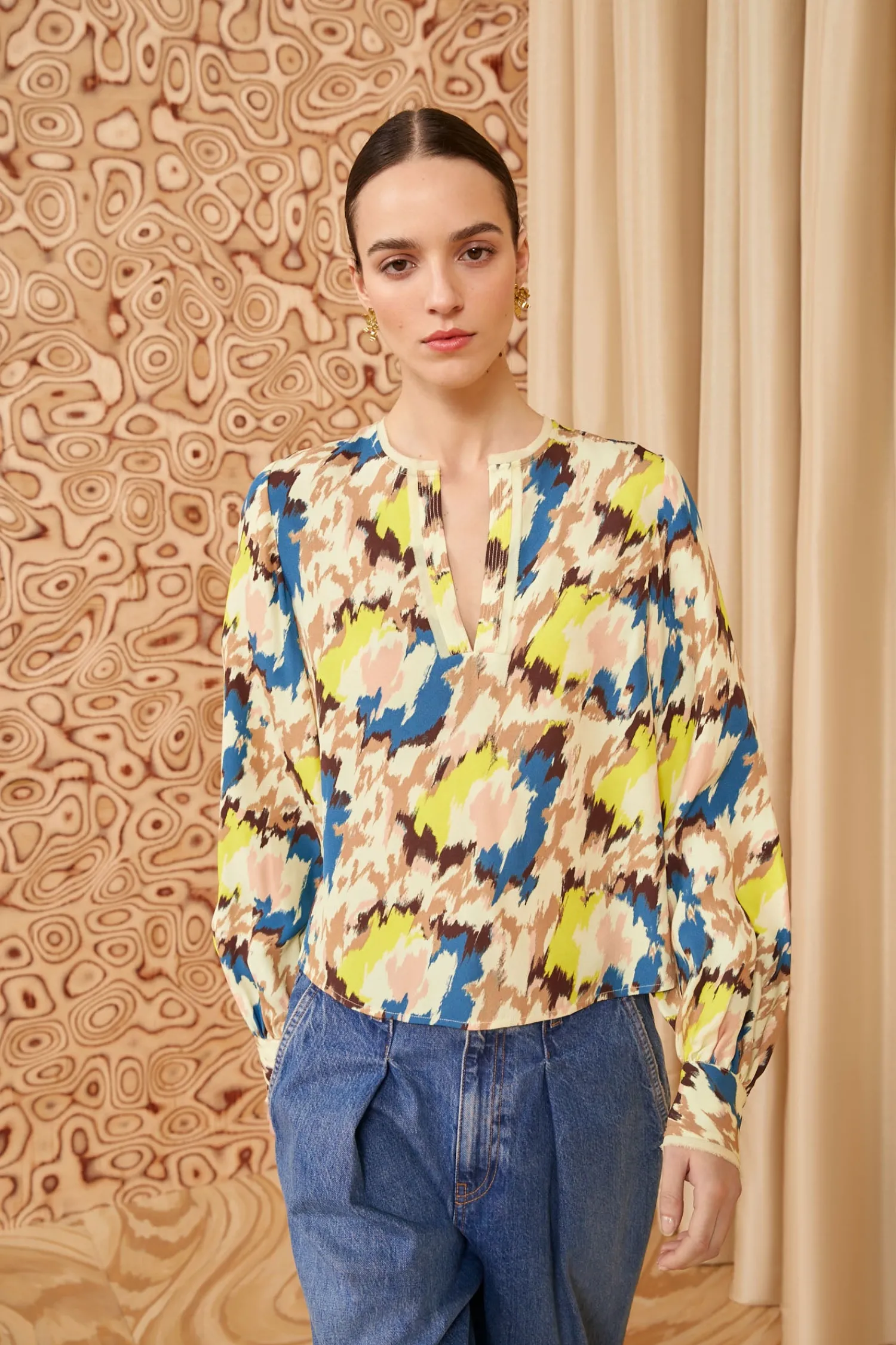 greta_blouse_3-1.webp Greta Blouse<Ulla Johnson Cheap